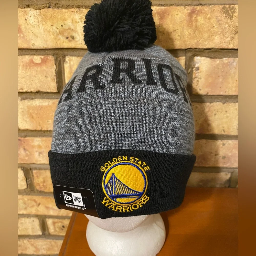 NWT New Era Golden State Warriors‎ Fireside Knit Winter Hat OSFA